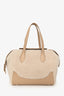 Loro Piana Cream/Beige 'Cashfur' Sesia Happy Day Micro Tote with Strap