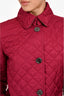 Burberry Brit Pink Quilted Jacket Size XS