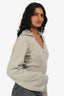 Sandro Grey Wool Cropped Sweater Size 0