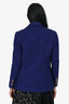 Saint Laurent 2021 Indigo Tweed Jacket Size 38