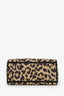 Christian Dior 2021 Leopard Print Canvas Medium Lady Dior Bag with Strap