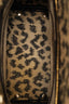 Christian Dior 2021 Leopard Print Canvas Medium Lady Dior Bag with Strap