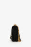 Prada Black Saffiano Lux Tessuto Nylon Flap Chain Crossbody Bag