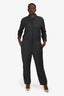 James Perse Grey Cotton Button Down Jumpsuit Size 3