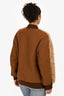 Dries Van Noten Faux Shearling Wool Blend Bomber Jacket Size S
