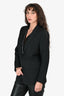 Celine Black Wool Blazer Size 40