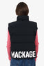 Mackage Black Tech Down Vest Size M