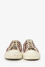 Christian Dior Burgundy Walk'n Dior Low-Top Sneaker Size 37