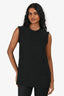 Dolce & Gabbana Black Silk Sleeveless Top Size 40