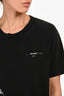 Off-White c/o Virgil Abloh Black/White Embroidered Graphic T-Shirt Size M