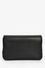 Bottega Veneta Black Leather Intrecciato Detail Wallet On Chain