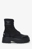 Celine Black Nylon/Leather 'Bulky' Boots Size 37