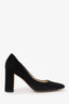 Manolo Blahnik Black Suede Heels Size 37