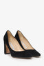 Manolo Blahnik Black Suede Heels Size 37