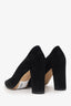 Manolo Blahnik Black Suede Heels Size 37