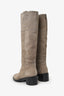 Gucci Taupe Suede Knee High Boots Size 36.5