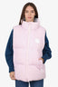 Canada Goose Pink Down Puffer Vest Size L