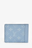 Louis Vuitton Light Blue Monogram Bi-Fold Wallet