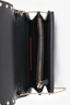 Valentino Black Leather Rockstud Mini Chain Pouch Bag