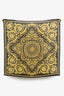 Versace Black/Yellow Printed Barocco Scarf