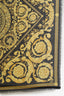 Versace Black/Yellow Printed Barocco Scarf