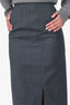 ShuShu Tong Grey Pencil Skirt Size 8