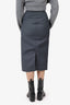 ShuShu Tong Grey Pencil Skirt Size 8