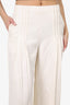 Reiss Cream Pleated Cullots Size 4