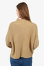 Moussy Camel Knit Mock Neck Sweater Size S