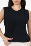Planet Black Ribbed Sleeveless Top Estimated Size M