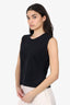 Planet Black Ribbed Sleeveless Top Estimated Size M