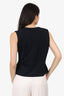 Planet Black Ribbed Sleeveless Top Estimated Size M