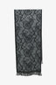 Vivienne Westwood Grey/Black Wool Scarf