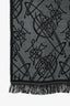 Vivienne Westwood Grey/Black Wool Scarf