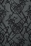 Vivienne Westwood Grey/Black Wool Scarf