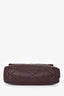 Pre-Loved Chanel™ 2019-20 Burgundy Leather Large 19 Flap Chain Bag