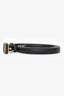 Christian Dior Black Leather Bobby Narrow Belt Size 75
