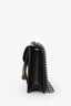 Gucci Black Leather Mini Dionysus Web Mixed Hardware Chain Bag