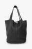 Hermès 2024 Black Clemence Picotin Lock 22 SHW