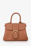 Delvaux Brown Calf Leather Brillant Mini Bag GHW with Strap