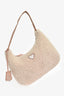 Prada Beige Re-Nylon Re-Edition 2005 Crossbody Bag with Chain & Pouch