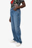 Reformation Blue Denim Mid Rise Straight 'Val 90s' Jeans Size 30L