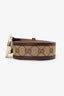 Gucci Brown 'GG' Monogram Belt Size 75
