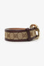 Gucci Brown 'GG' Monogram Belt Size 75