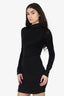 Alexander Wang Black Long Sleeve Cowl Neck Dress Size XS