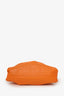 Bottega Veneta Orange Leather Mini Pouch