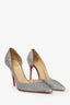 Christian Louboutin Glitter Disco 'Iriza 100' Heels Size 38.5