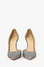 Christian Louboutin Glitter Disco 'Iriza 100' Heels Size 38.5