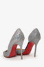 Christian Louboutin Glitter Disco 'Iriza 100' Heels Size 38.5