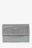 Off-White By Virgil Abloh Rhinestone Embellished Clutch With Strap